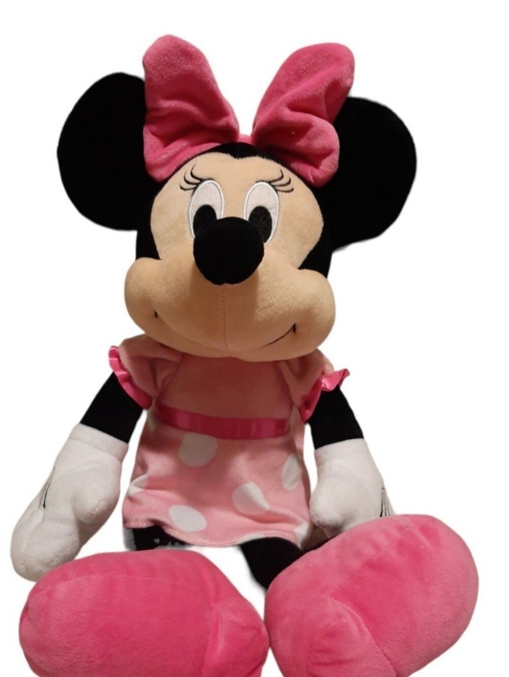 Minnie Mouse Plush Disney Baby Doll 20" Pink Bow Crinkle 2018